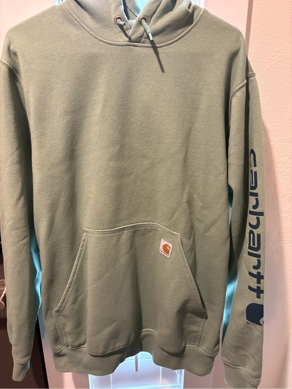 Carhartt Olive Green Pullover Hoodie